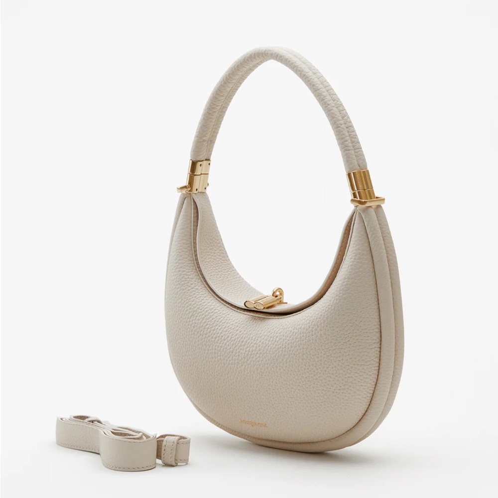 Songmont Small Luna Leather Bag in Ivory NWOT